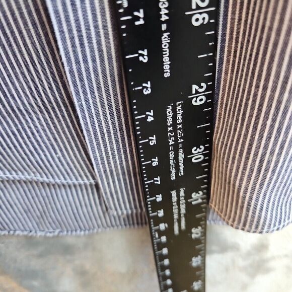 Damonte Couture Collection Men's dress Shirt 16.5  (Lg) gray white Vintage - Picture 4 of 10